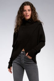 Black criss hotsell cross sweater