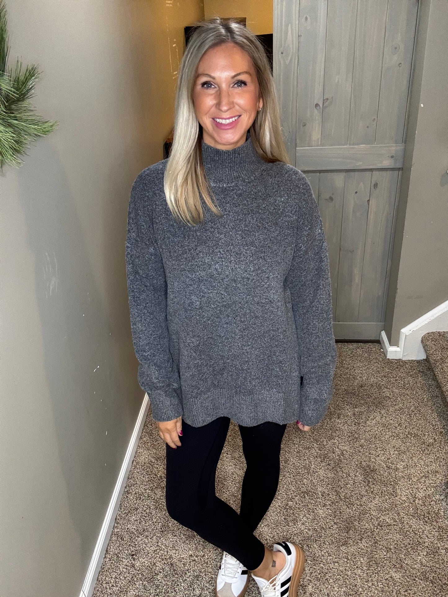 Charcoal Cozy Sweater