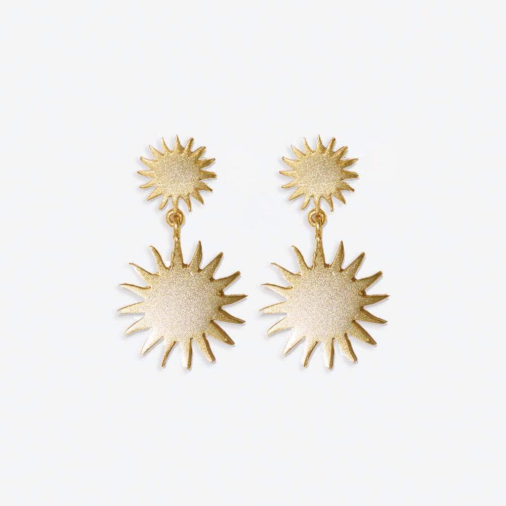 Emery Sunburst Drop Earrings