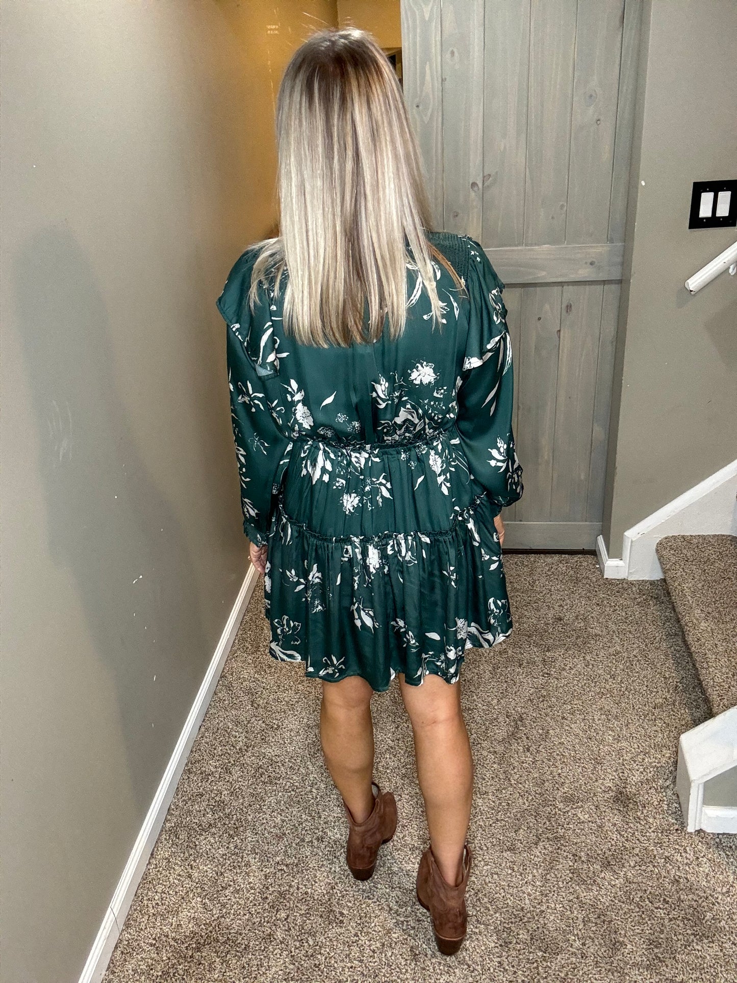 Jade Ruffle Dress