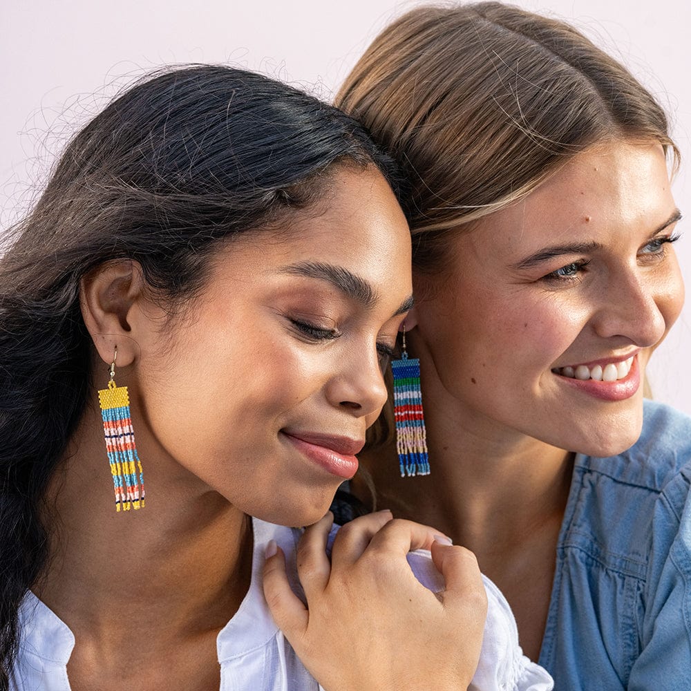 Billie Mixed Horizontal Stripe Earrings