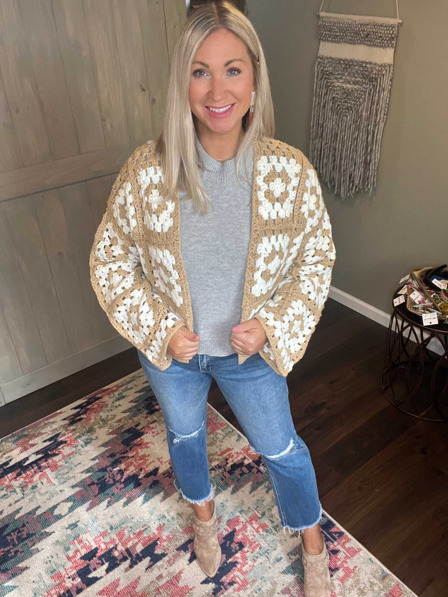 Emery Crochet Cardigan