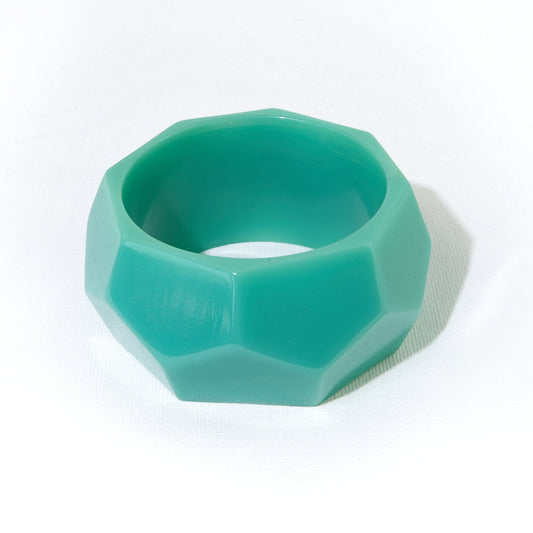 Mint Hex Resin Bracelet