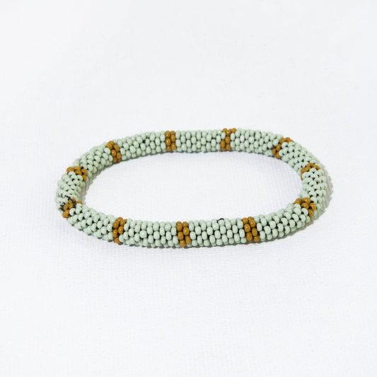 Mint Citron Stripe Bracelet